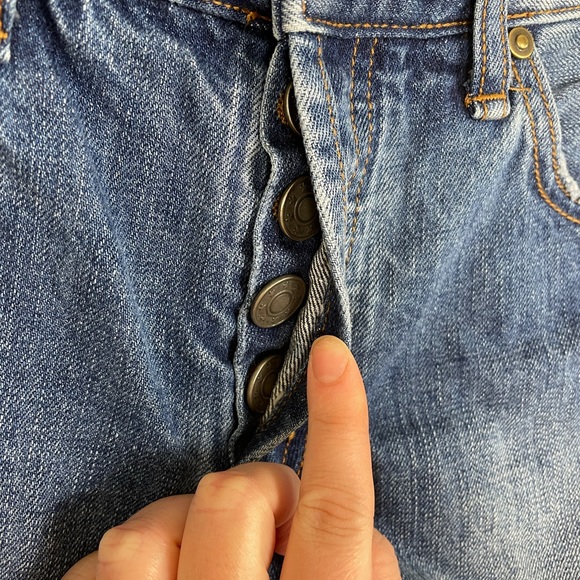 Free People | Rock Denim Uptown Short in Harbor - Picture 10 of 11